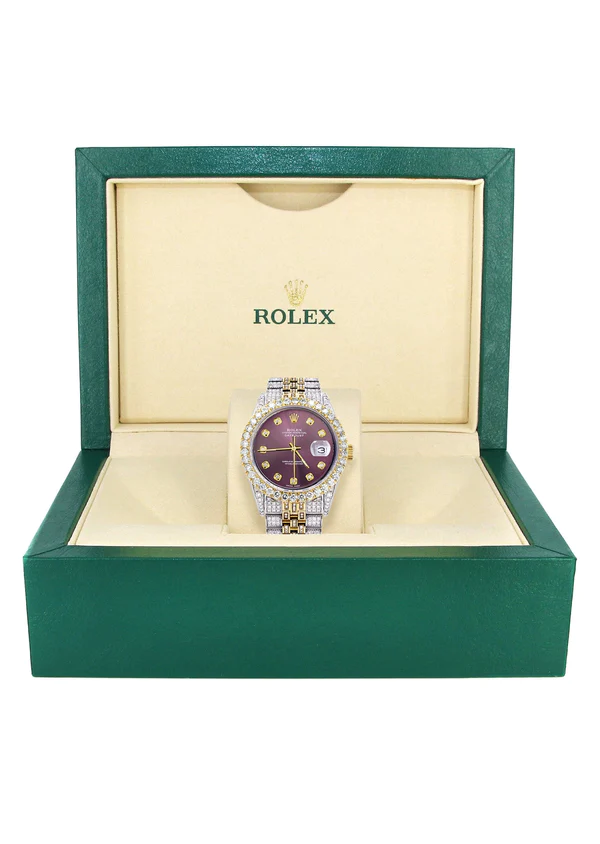 Iced-Out-Rolex-Datejust-36-MM-Two-Tone-10-Carats-of-Diamonds-Purple-Diamond-Dial-6.webp