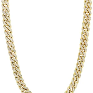 Iced Out Diamond Miami Cuban Link 10K Gold ( 5MM-8.5MM )