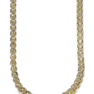 Buy Franco Chain With Yellow Diamonds | 11.15 Carats | 6 Mm Width | 24 Inch Length | 11 Grams