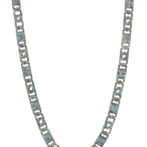 Fancy Link Chain For Sale | 9.41 Carats | 8 Mm Width | 24 Inch Length | 58 Grams
