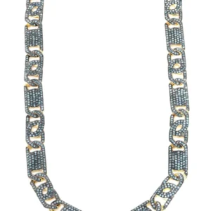 Fancy Link Chain For Sale | 9.41 Carats | 8 Mm Width | 24 Inch Length | 58 Grams