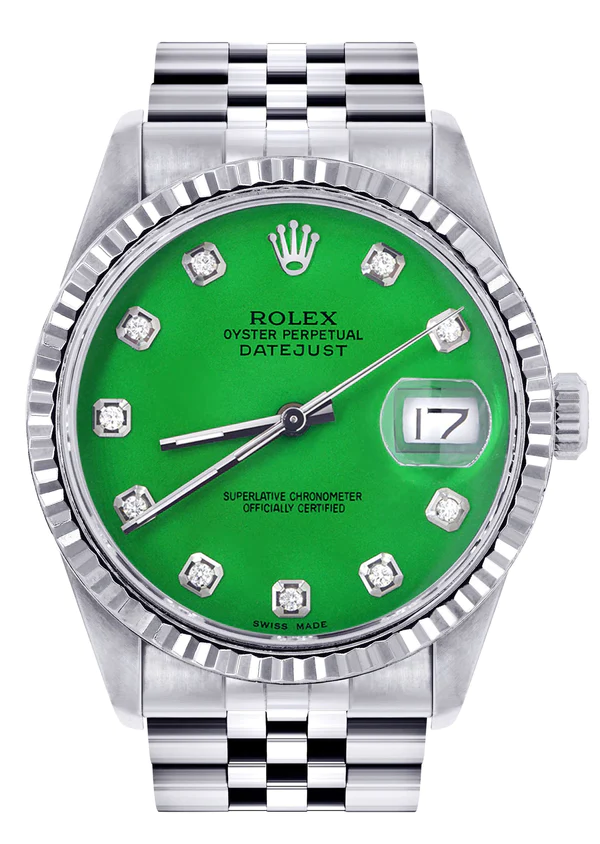 Mens-Rolex-Datejust-Watch-16200-Fluted-Bezel-36Mm-Green-Dial-Jubilee-Band-1.webp