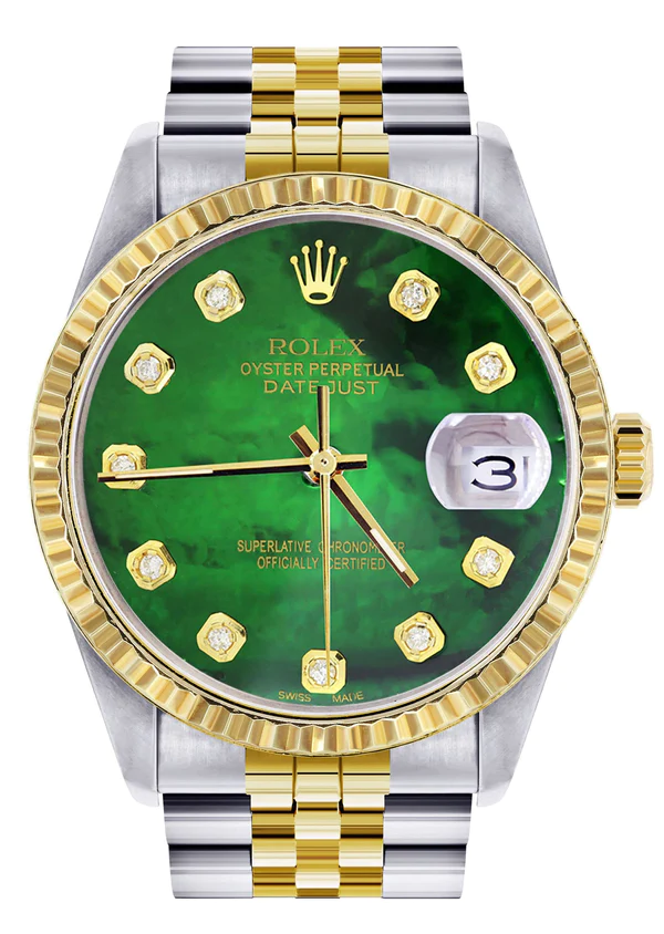 Mens-Rolex-Datejust-Watch-16233-Two-Tone-36Mm-Green-Mother-of-Pearl-Jubilee-Band-1.webp