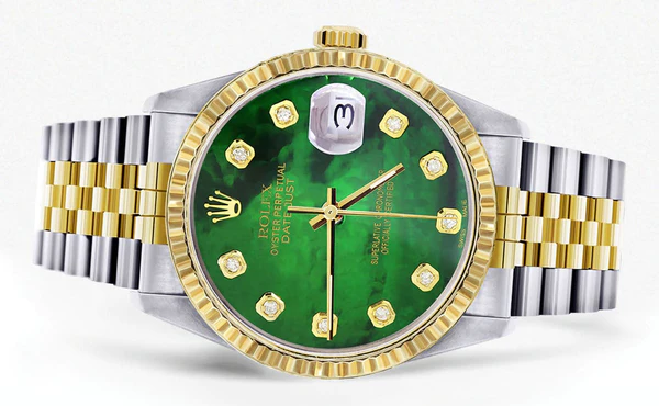 Mens-Rolex-Datejust-Watch-16233-Two-Tone-36Mm-Green-Mother-of-Pearl-Jubilee-Band-2.webp