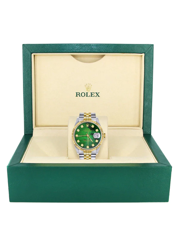 Mens-Rolex-Datejust-Watch-16233-Two-Tone-36Mm-Green-Mother-of-Pearl-Jubilee-Band-6.webp