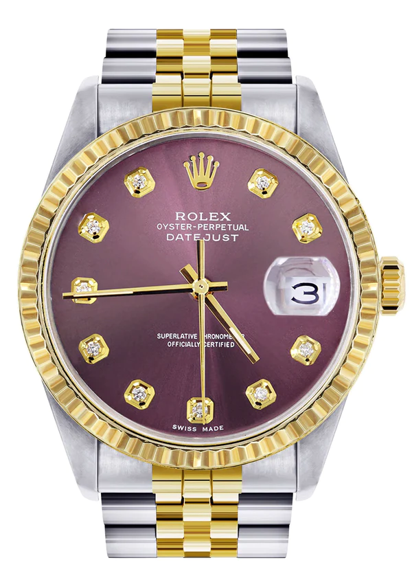 Mens-Rolex-Datejust-Watch-16233-Two-Tone-36Mm-Purple-Dial-Jubilee-Band-1.webp