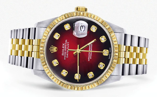 Mens-Rolex-Datejust-Watch-16233-Two-Tone-36Mm-Red-Black-Dial-Jubilee-Band-2.webp