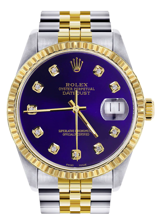 Mens-Rolex-Datejust-Watch-16233-Two-Tone-36Mm-Violet-Dial-Jubilee-Band-1.webp
