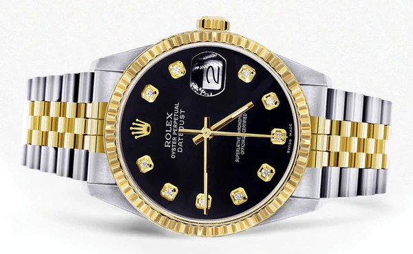 Mens-Rolex-Datejust-Watch-16233-Two-Tone-Fluted-Bezel-36Mm-Black-Dial-Jubilee-Band-2.webp