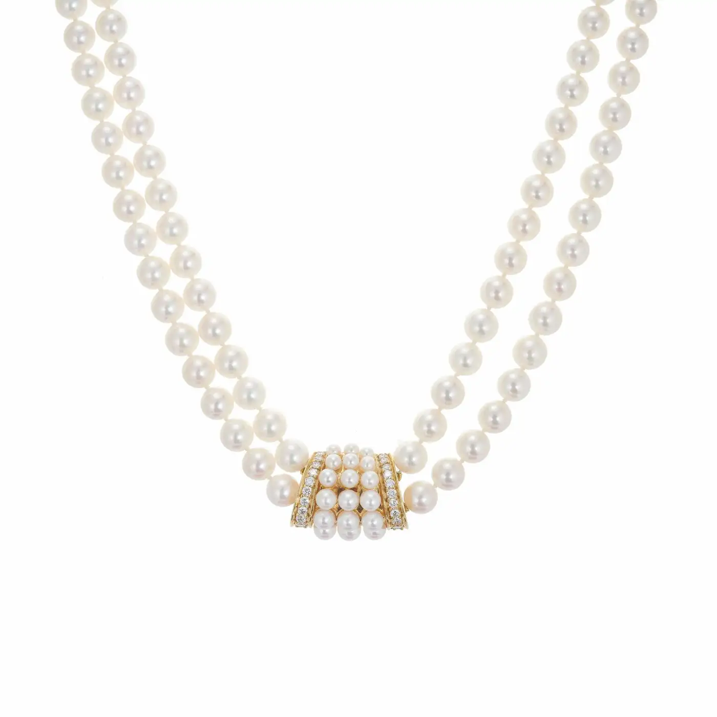 Mikimoto-Double-Strand-Cultured-Pearl-Diamond-Gold-Necklace-1.webp
