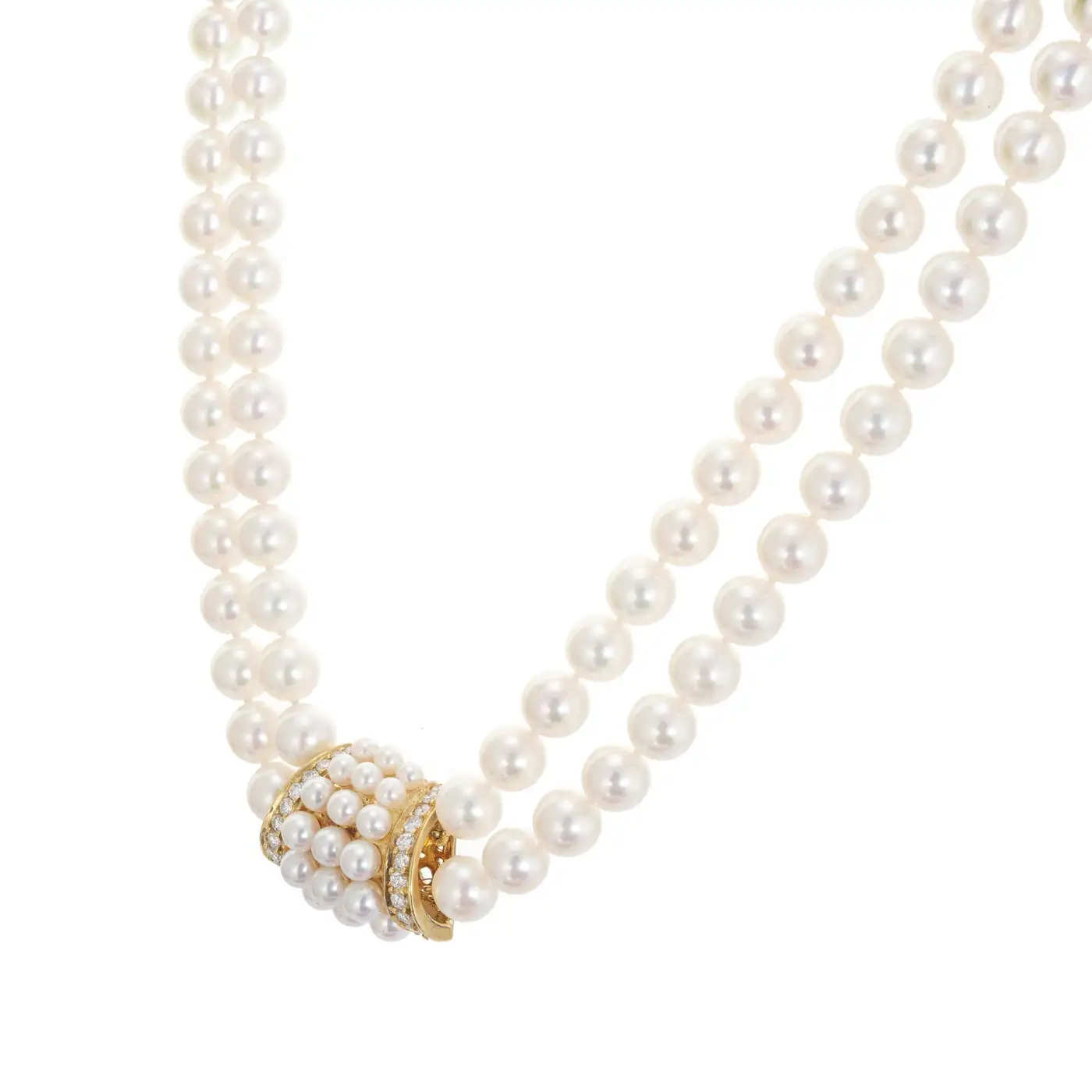 Mikimoto-Double-Strand-Cultured-Pearl-Diamond-Gold-Necklace-3.webp