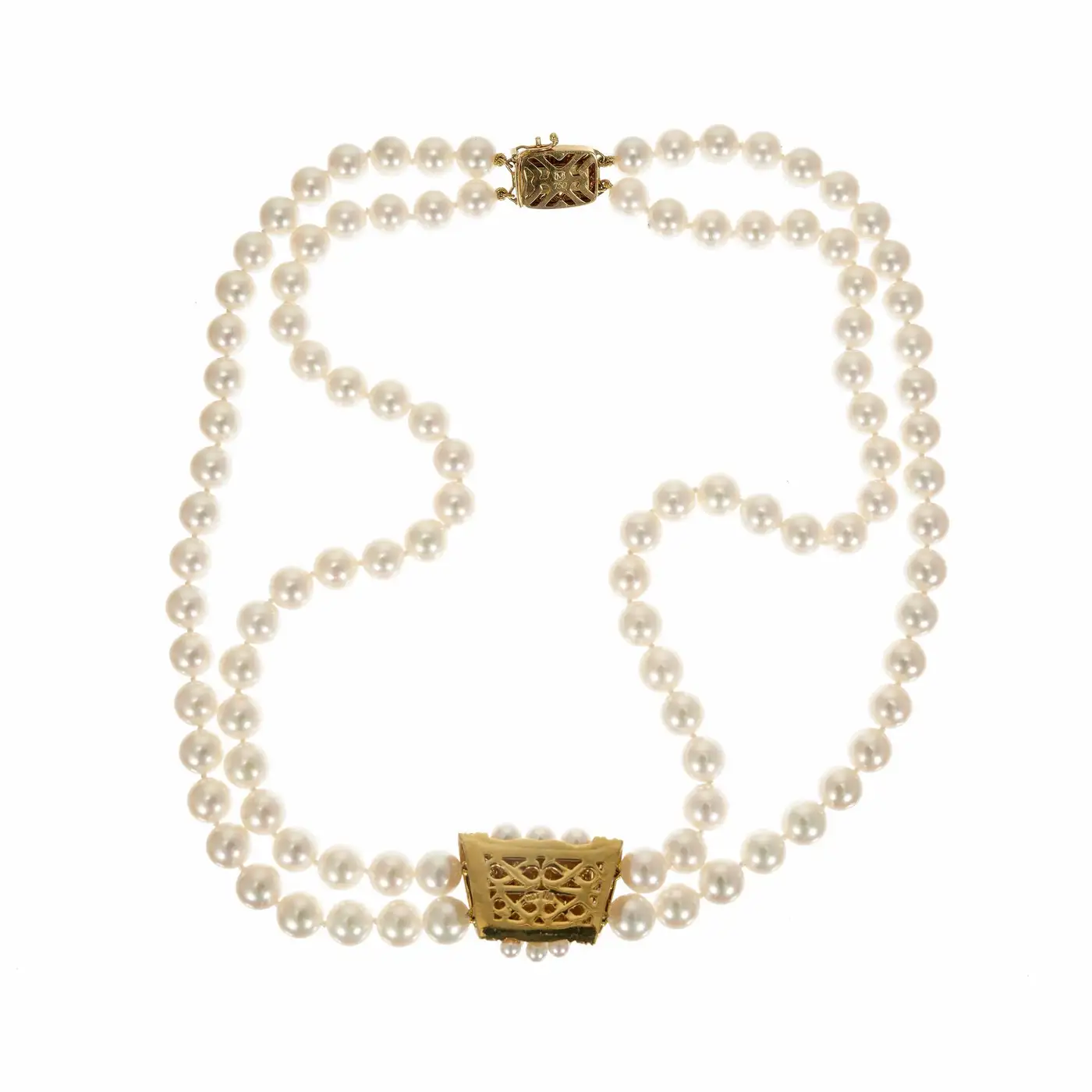 Mikimoto-Double-Strand-Cultured-Pearl-Diamond-Gold-Necklace-6.webp
