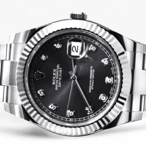 Rolex Datejust 2 | Stainless Steel | 18K White Gold Bezel | 41 Mm