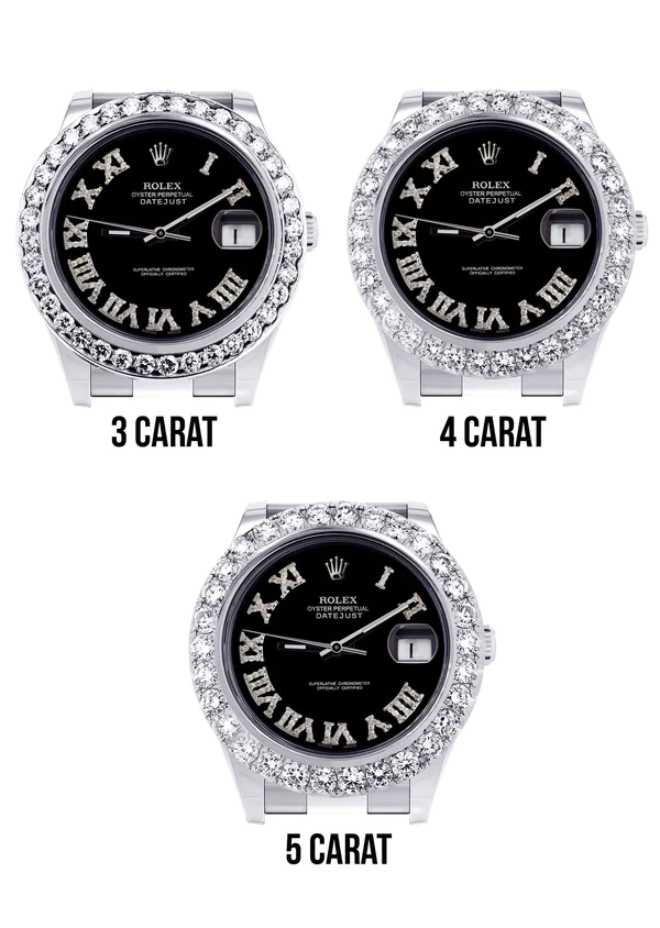Rolex-Datejust-II-Watch-41-MM-Custom-Black-Roman-Dial-Oyster-Band-4.webp
