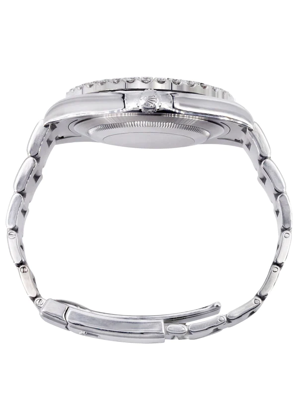 Rolex-Datejust-II-Watch-41-MM-Custom-Light-Blue-Diamond-Roman-Dial-Oyster-Band-4.webp