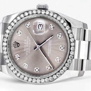 116200 | Rolex Datejust Watch | 36Mm | Gray Dial | Oyster Band