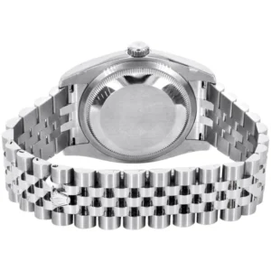 116200 | Hidden Clasp | Diamond Rolex Datejust Watch | 36MM | Full Diamond Roman Dial | Jubilee Band
