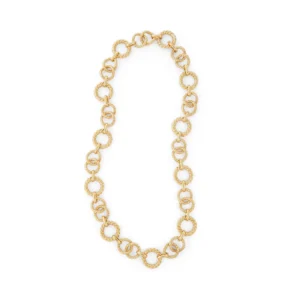 Tiffany & Co. Gold Rope Link Necklace