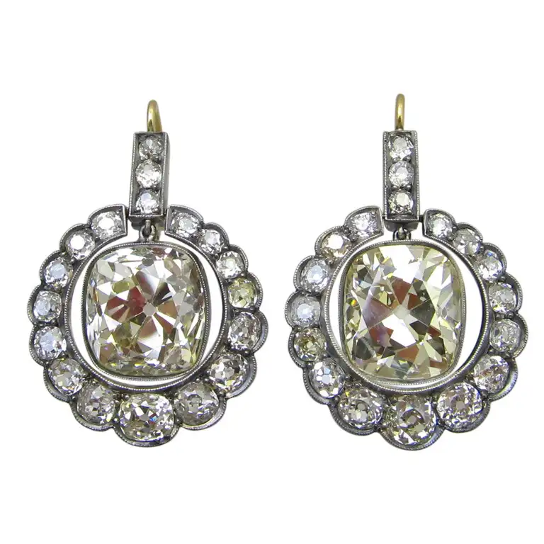 Victorian-Old-Cushion-Shape-Diamond-Earrings-23.17-Carat-6.webp