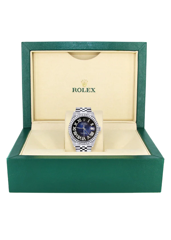 Womens-Rolex-Datejust-Watch-16200-36Mm-Blue-Black-Roman-Numeral-Dial-Jubilee-Band-7.webp