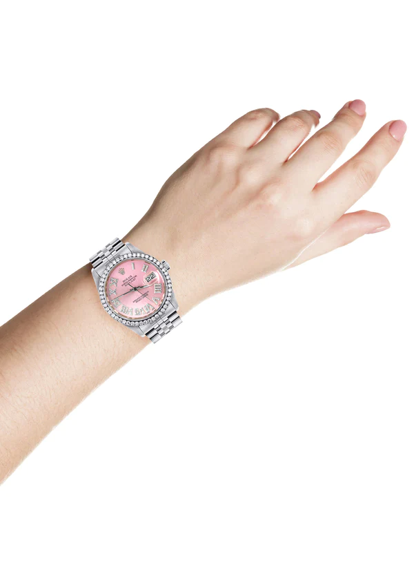 Womens-Rolex-Datejust-Watch-16200-36Mm-Light-Pink-Roman-Numeral-Dial-Jubilee-Band-4.webp