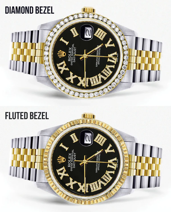 Womens-Rolex-Datejust-Watch-16233-36Mm-Black-Roman-Dial-Jubilee-Band-2.webp