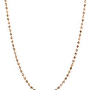 Buy 14K Rose Gold Dog Tag Chain