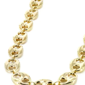 Buy 10K Mens Hollow Puff Gold Chain – Men’s Gold Chain