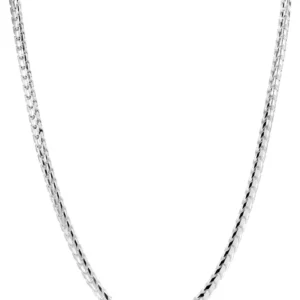 Buy Mens 10K Solid Franco Gold Chain | 10K White Gold Chain