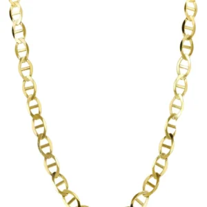 14K Gold Solid Mariner Chain For Sale