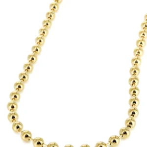 14K Gold Dog Tag Chain For Sale