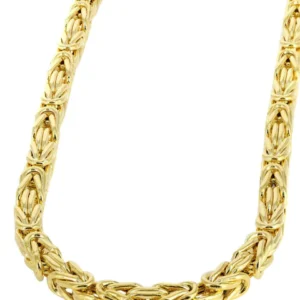 Buy 14K Gold Solid Byzantine Chain