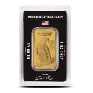 Buy 1 oz American Reserve Gold Bar (New w/ Assay)