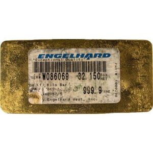 1 Kilo Engelhard Gold Bar For Sale (Secondary Market)