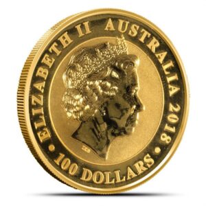 Buy 1 oz Australian Gold Swan Coin (BU, Random Year)