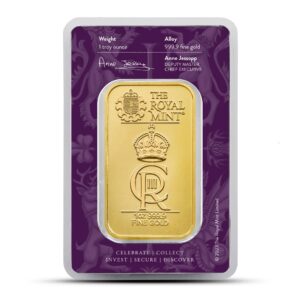 1 oz British Gold The Royal Celebration Bar (New w/ Assay)