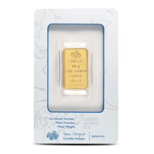 Buy 10 Gram PAMP Suisse Rosa Gold Bar (New w/ Assay)