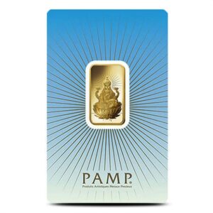 10 Gram Pamp Suisse Lakshmi Gold Bar (New w/ Assay)