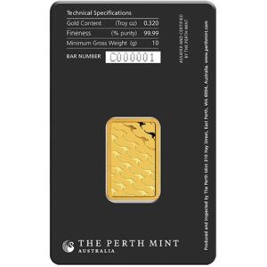 Buy 10 Gram Perth Mint Gold Bar (New w/ Assay)