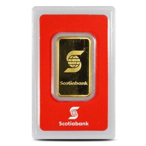 10 oz Scotiabank Gold Bar For Sale (Secondary Market)