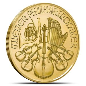 1995 1 oz Austrian Gold Philharmonic Coin