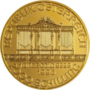 1996 1 oz Austrian Gold Philharmonic Coin