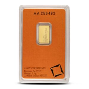 Buy 2.5 Gram Valcambi Gold Bar (New w/ Assay)