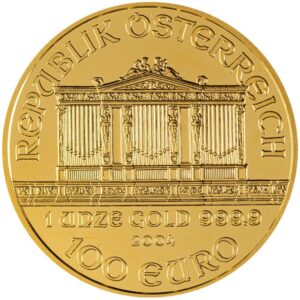 2004 1 oz Austrian Gold Philharmonic Coin