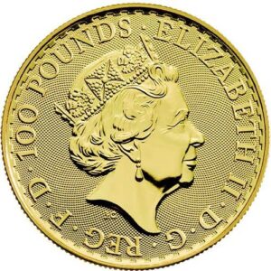 2018 1 oz British Gold Oriental Border Britannia Coin (BU)