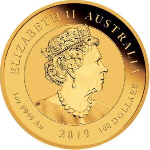 2019 1 oz Australian Anniversary of the Moon Landing Gold Coin (BU)