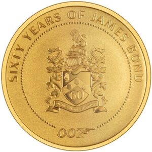 Buy 2022 1 oz Tuvalu Gold James Bond Family Crest Coin (BU)