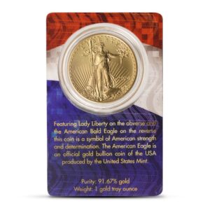 Buy 2024 1 oz American Gold Eagle Coin (BU, Eagle Card)