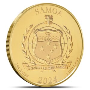 2024 1 oz Samoa Gold Golden Eagle Coin (BU)