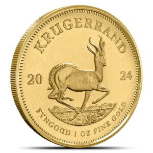 Buy 2024 1 oz South African Gold Krugerrand Tube (10 Coins, BU)